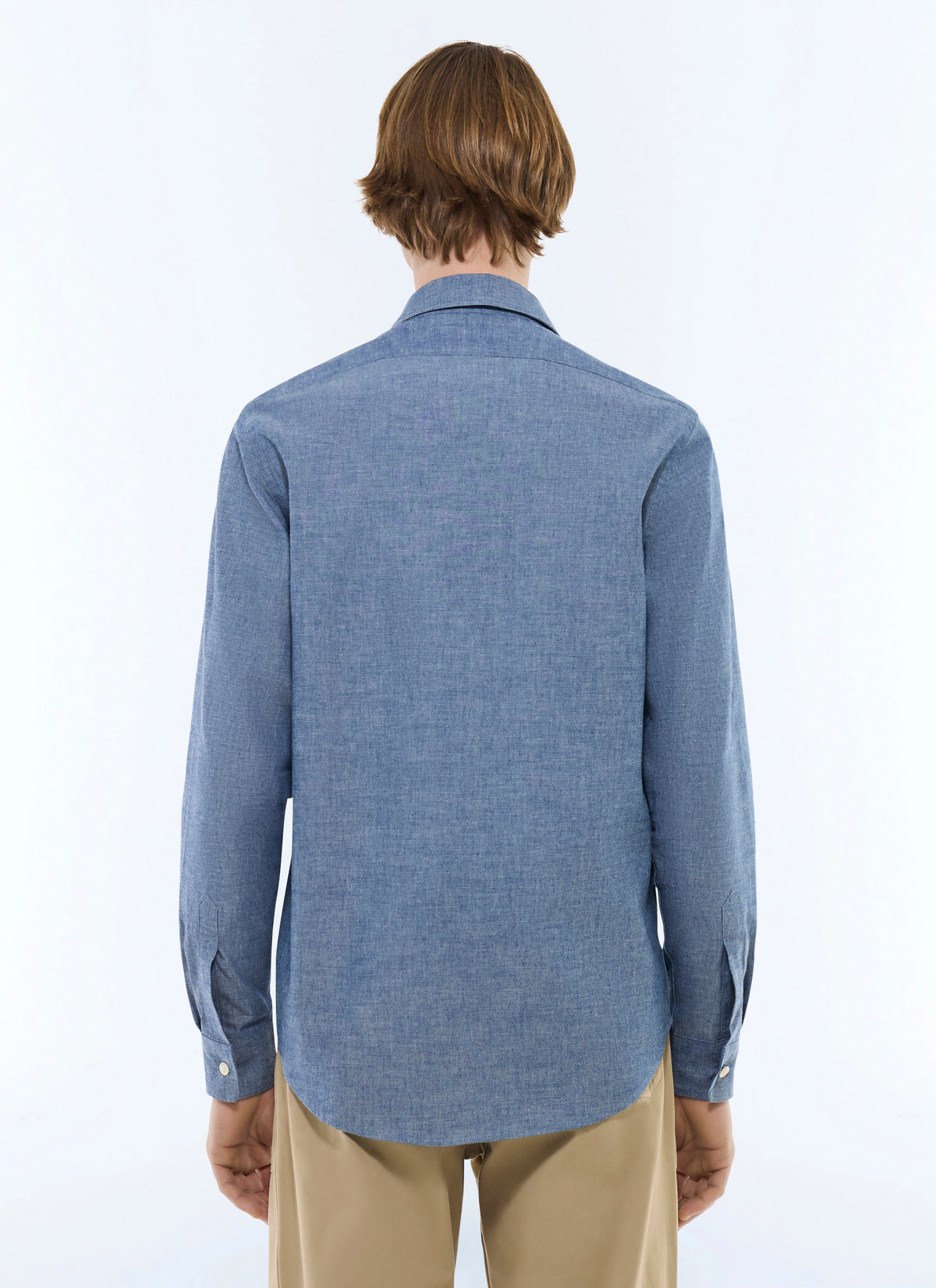 Surchemise En Chambray Brodée - Persan