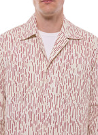 Sobrecamisa Con Estampado De Camuflaje - Crudo