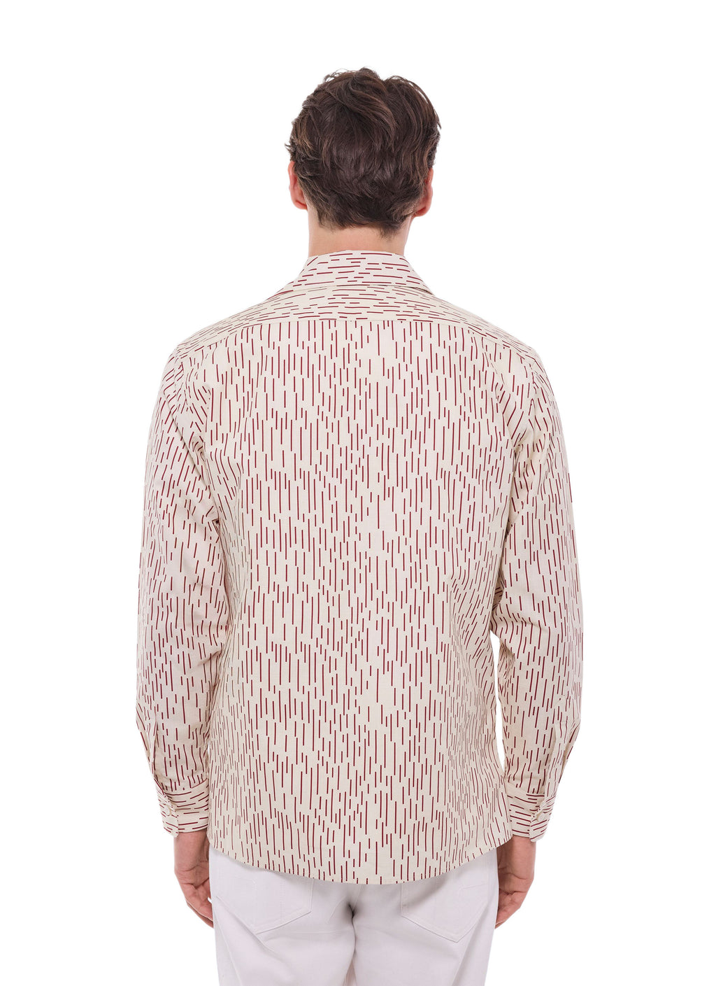 Sobrecamisa Con Estampado De Camuflaje - Crudo
