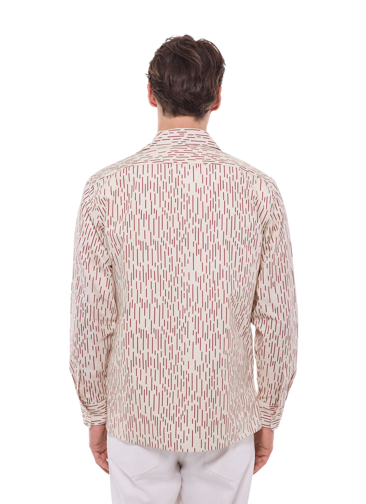 Sobrecamisa Con Estampado De Camuflaje - Crudo