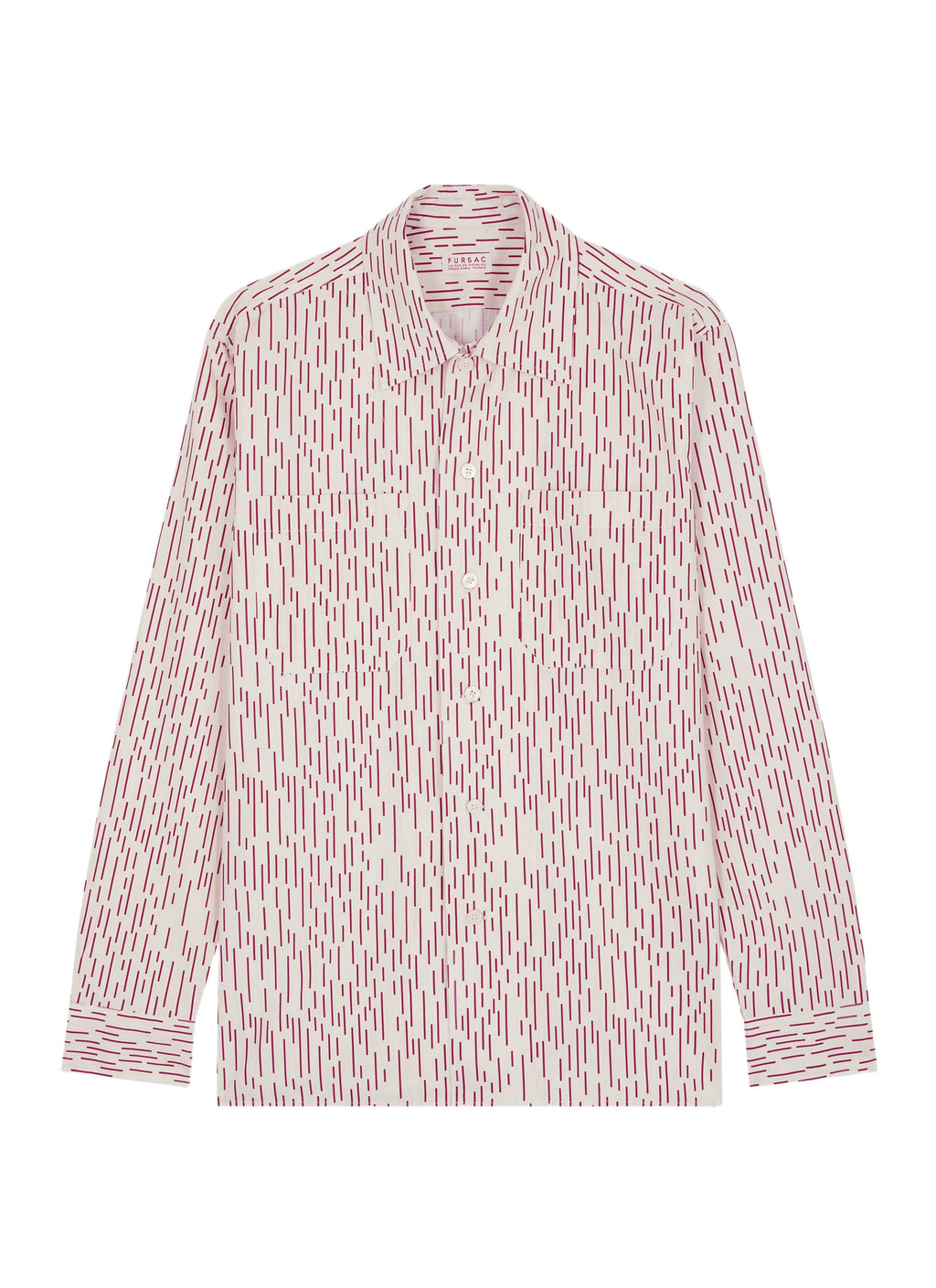 Sobrecamisa Con Estampado De Camuflaje - Crudo