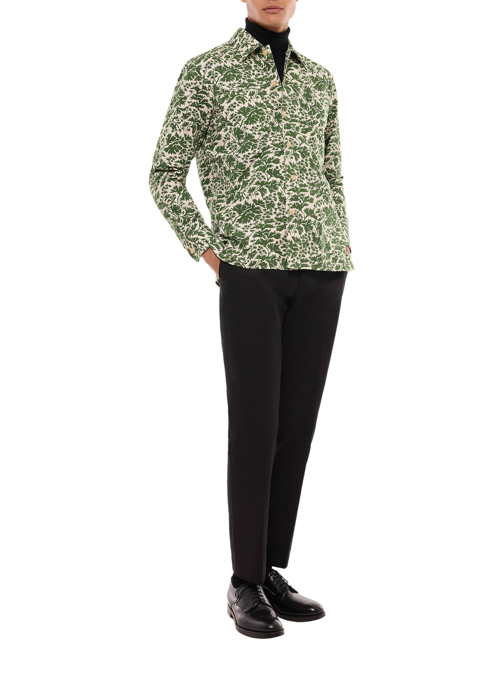 Surchemise Imprimé Camouflage - Olive