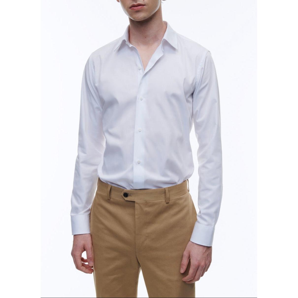 Fursac - Organic Cotton Poplin Shirt - White - Men