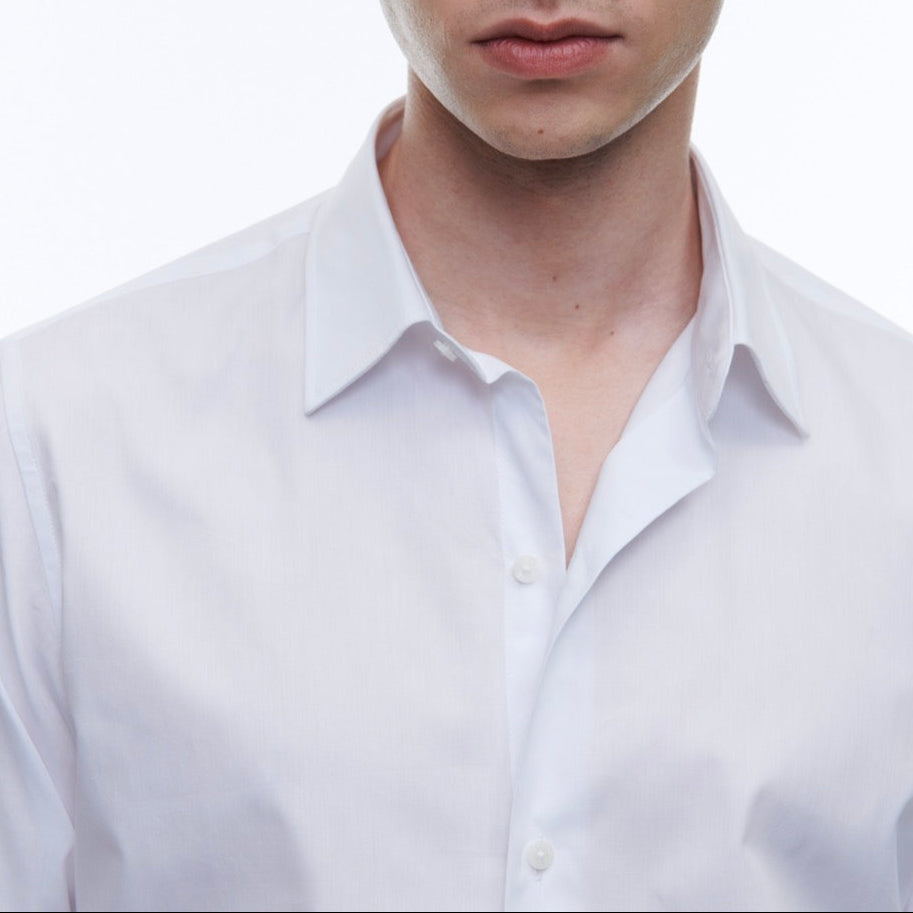 Fursac - Organic Cotton Poplin Shirt - White - Men