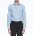 Fursac - Chemise En Popeline De Coton - Ciel - Homme