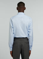Fursac - Cotton Poplin Shirt - Sky Blue - Men