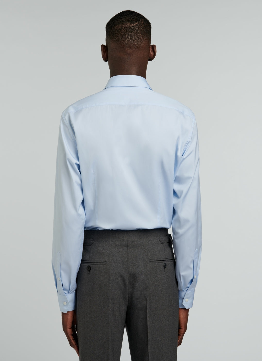 Fursac - Cotton Poplin Shirt - Sky Blue - Men