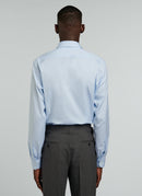 Fursac - Chemise En Popeline De Coton - Ciel - Homme