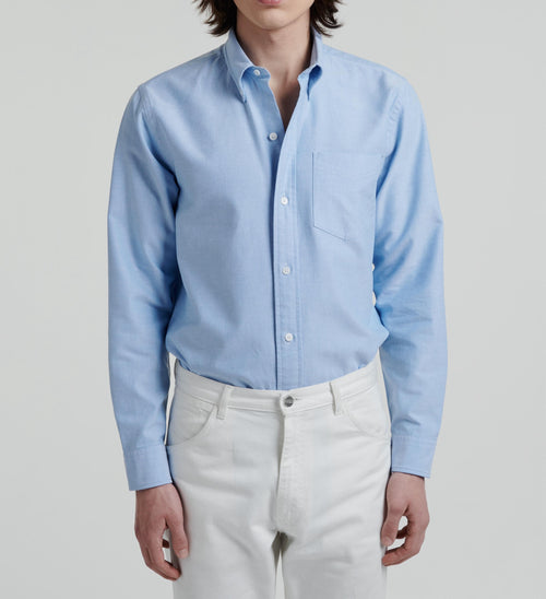 Camisa casual Sky Oxford cuello americano - Persa