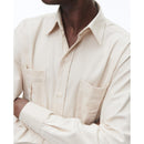 Surchemise Beige En Flanelle De Coton - Beige