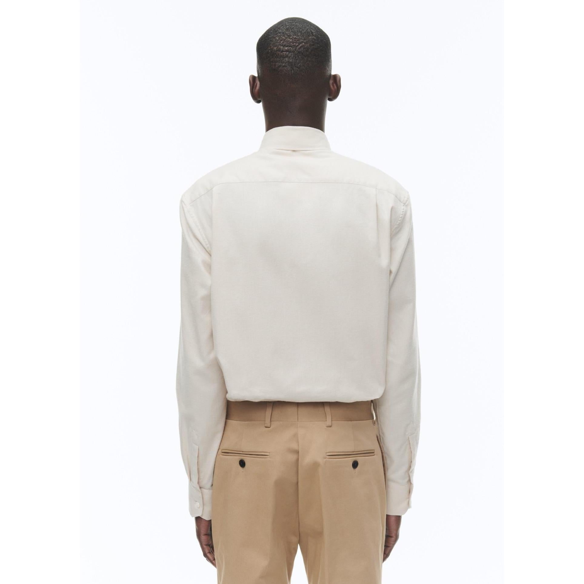Fursac - Surchemise Beige En Flanelle De Coton - Beige