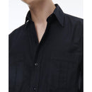 Surchemise En Flanelle De Coton - Bleu Marine