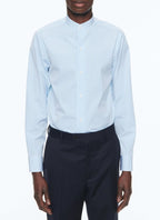 Fursac - Cotton Poplin Striped Shirt - Turquoise - Men