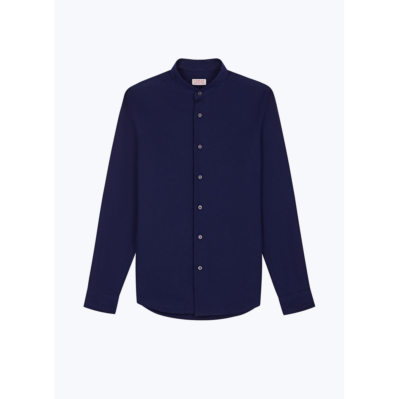 Fursac - Chemise Coton Gratté Marine - Marine