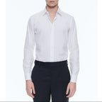 Chemise Blanche En Twill De Coton - Blanc