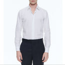 Camisa de sarga de algodón blanca - Blanco