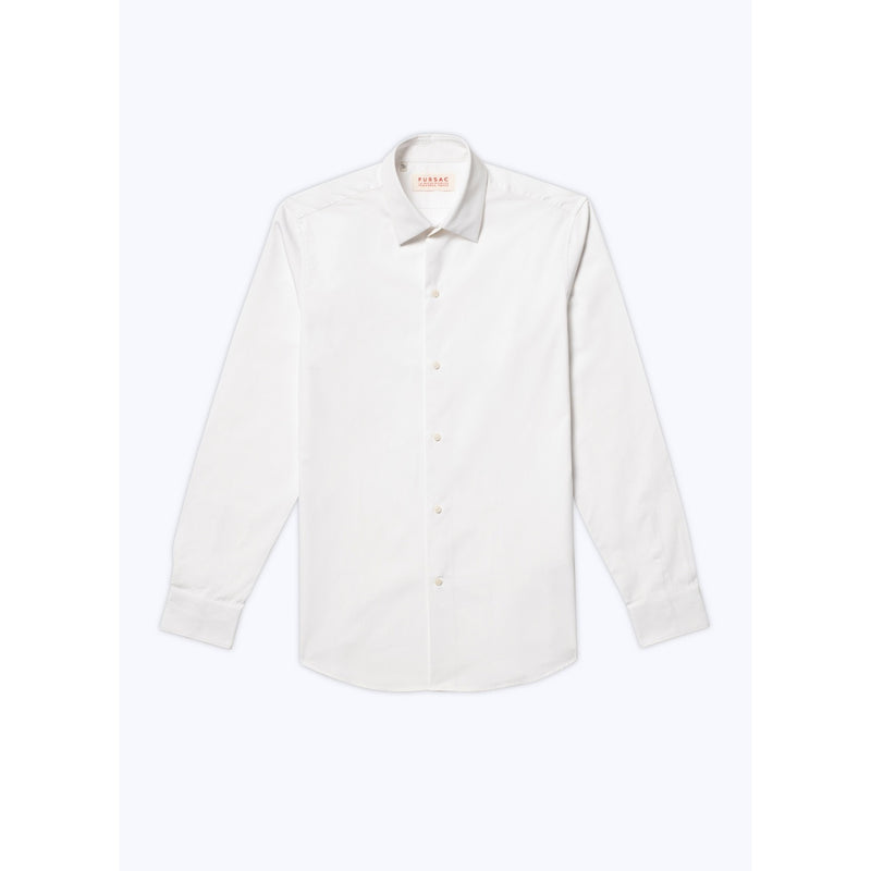 Chemise Blanche En Twill De Coton - Blanc