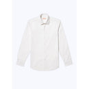 Camisa de sarga de algodón blanca - Blanco