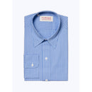 Camisa De Popelina De Algodón A Rayas