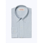 Chemise Blanche En Popeline De Coton À Carreaux