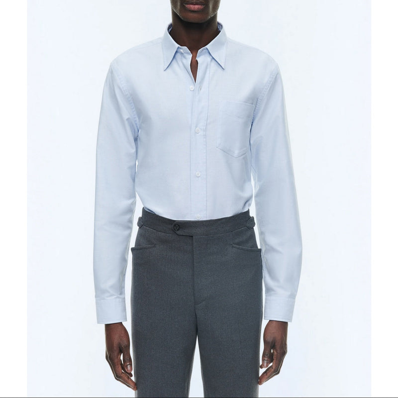Chemise Oxford Uni - Ciel