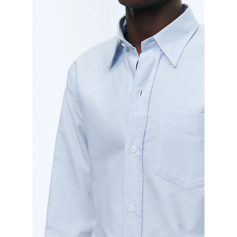 Chemise Oxford Uni - Ciel