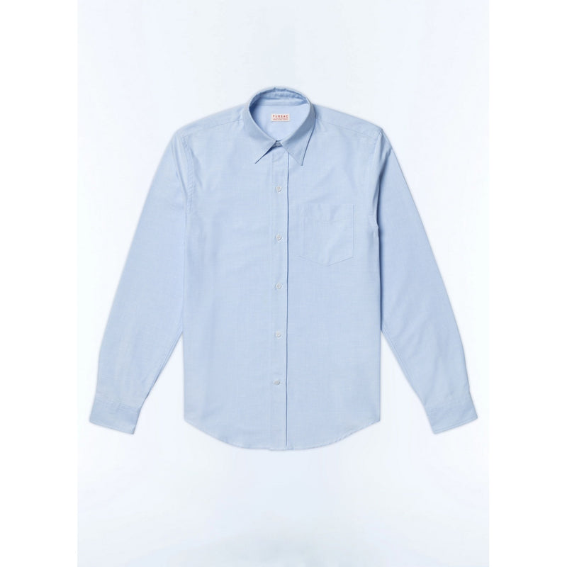 Chemise Oxford Uni - Ciel
