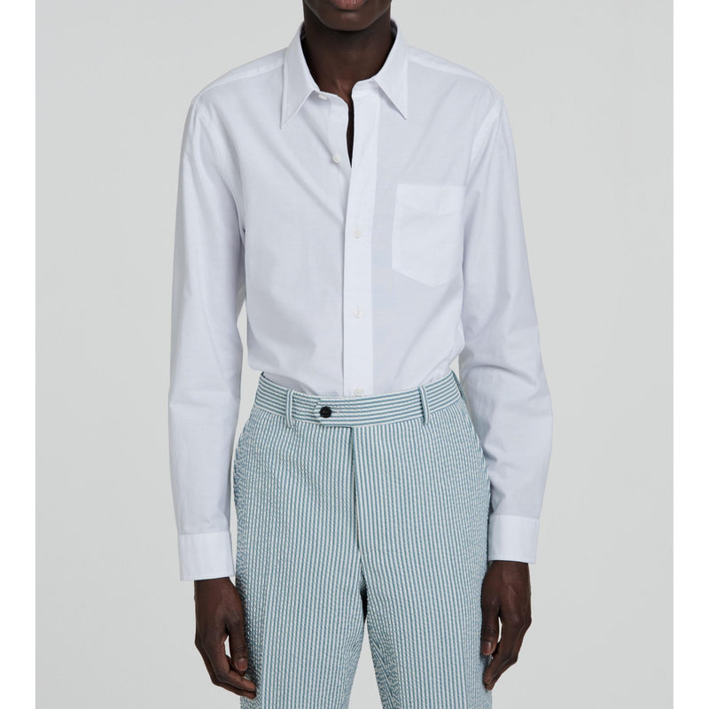 Chemise Blanche En Oxford De Coton - Blanc