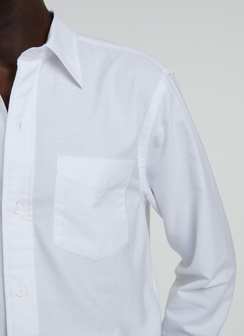 Fursac - Chemise Blanche En Oxford De Coton