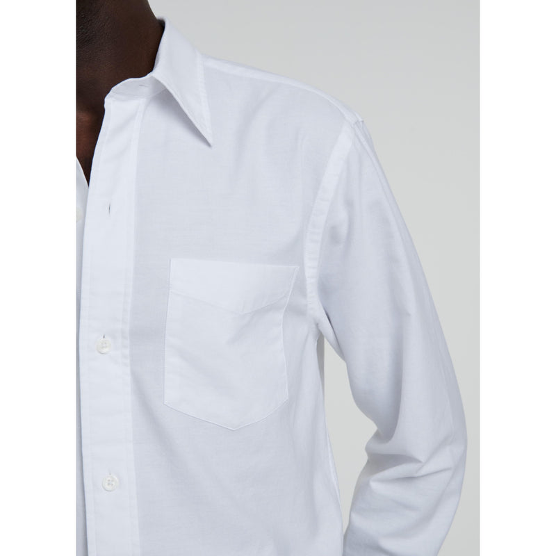 Chemise Blanche En Oxford De Coton - Blanc