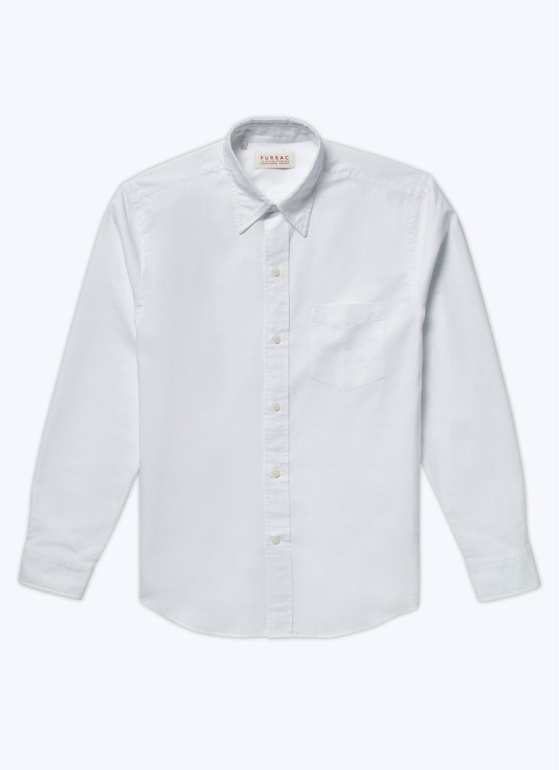 Fursac - Chemise Blanche En Oxford De Coton