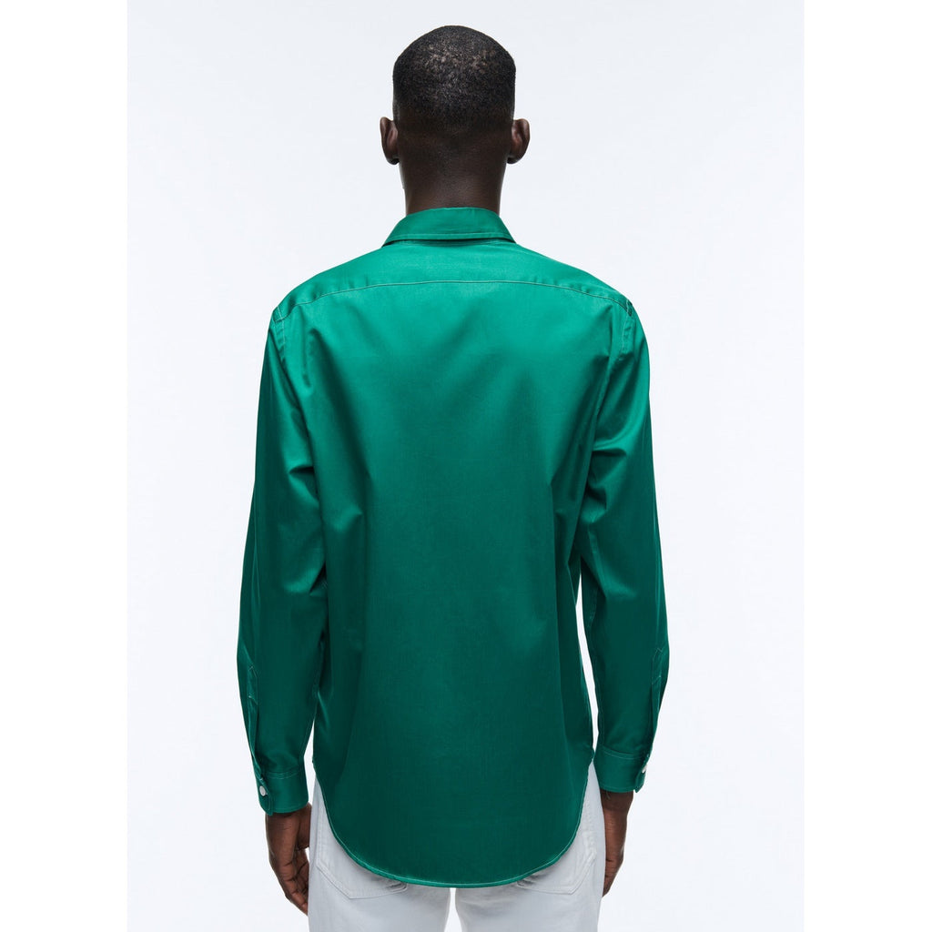 Fursac - Cotton Poplin Shirt - English Green