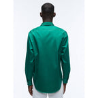 Fursac - Cotton Poplin Shirt - English Green