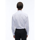 Camisa con pechera de popelina de algodón - Blanco - Hombre