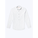 Camisa con pechera de popelina de algodón - Blanco - Hombre