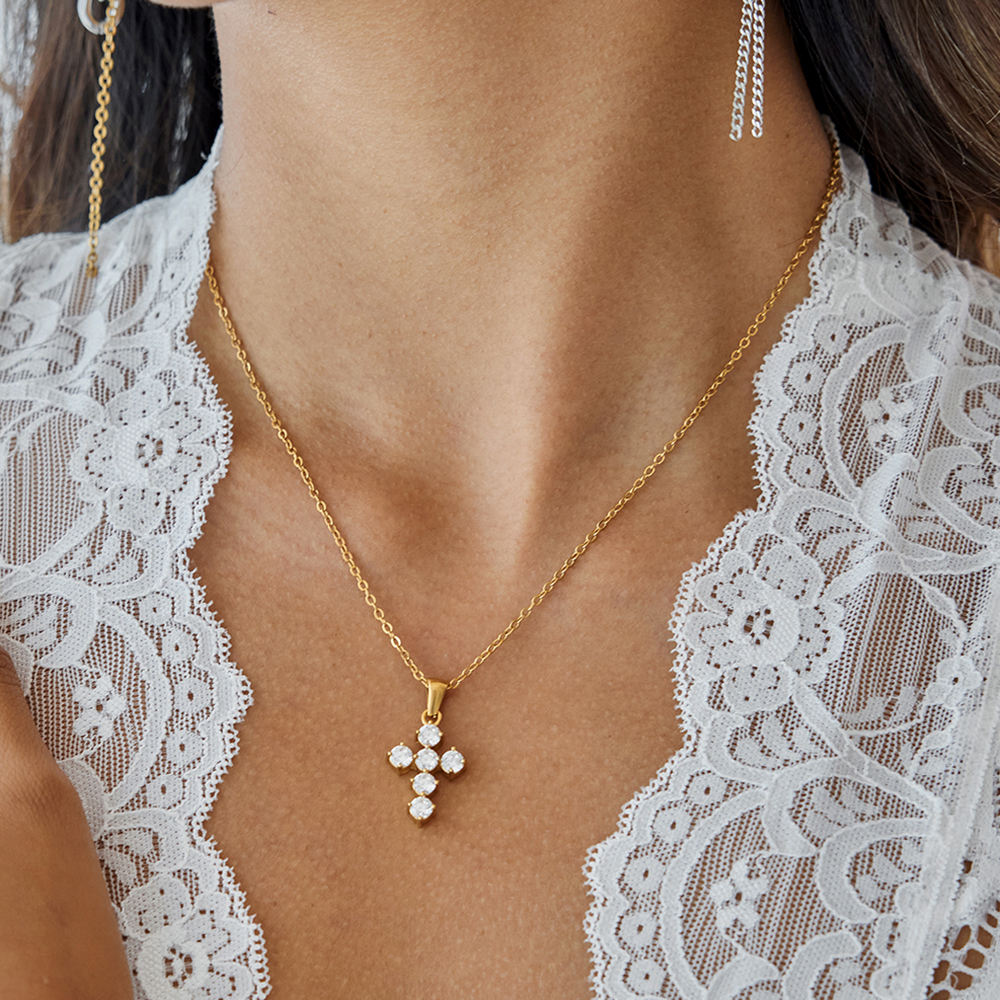 Small Cross Necklace
