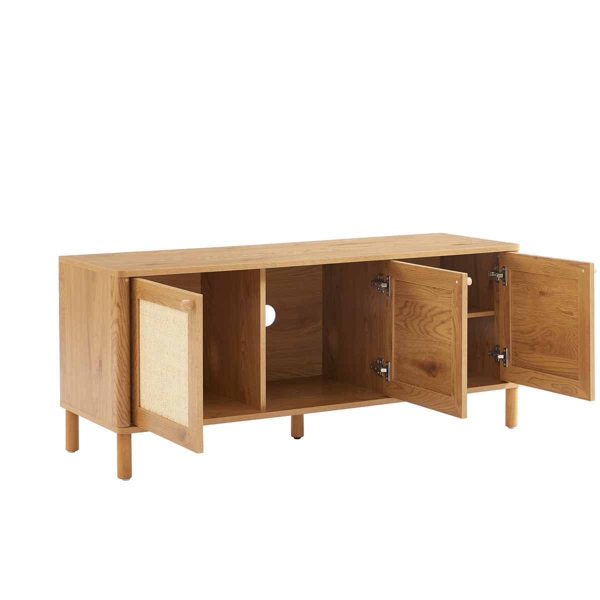 Haida - TV Unit - Oak Effect and Rattan