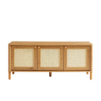 Haida - TV Unit - Oak Effect and Rattan