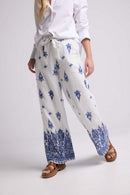 Long Pants - White And Navy