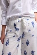 Long Pants - White And Navy