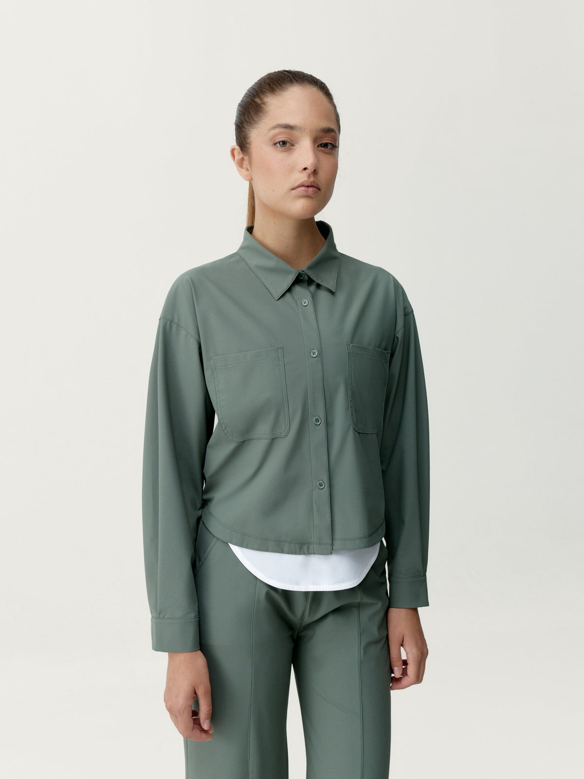 Hemdbluse Halia – Thé – Damen