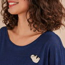 Halimatou T-Shirt - Indigo