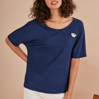 Camiseta Halimatou - Índigo