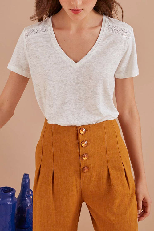 Tee Shirt Halise - Ecru