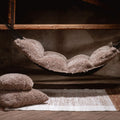 Indoor Faux Fur Hammock - Brown