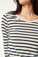 Hamza Sweatshirt - Navy/Cream