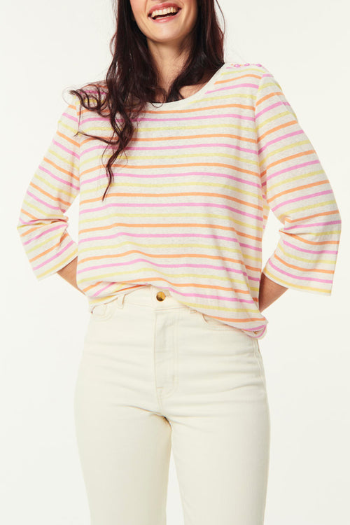 Hamza Sweat Shirt - Mango/Loukoum