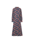 Hanae Green Long Dress