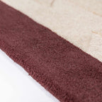 Tappeto in lana con bordo Apex