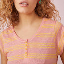 Haneba Tee Shirt - Guava/Saffron